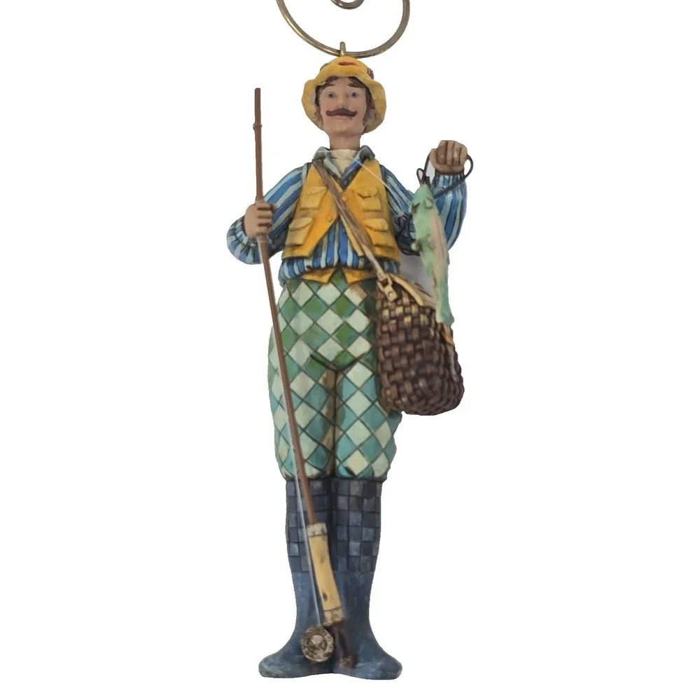 Jim Shore Heartwood Creek Good Day‎ Fly Fisherman Figurine 5